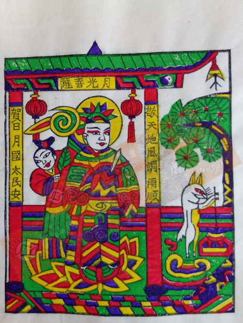 朱仙镇木版年画61赐福降吉祥的神祗年画